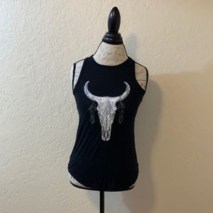 Cow Skull Tank Top